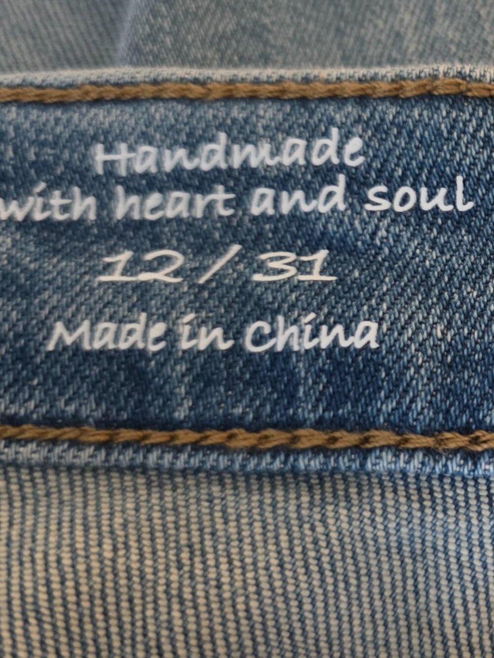 Denim jeans Karen Seo NWT - Picture 2 of 3